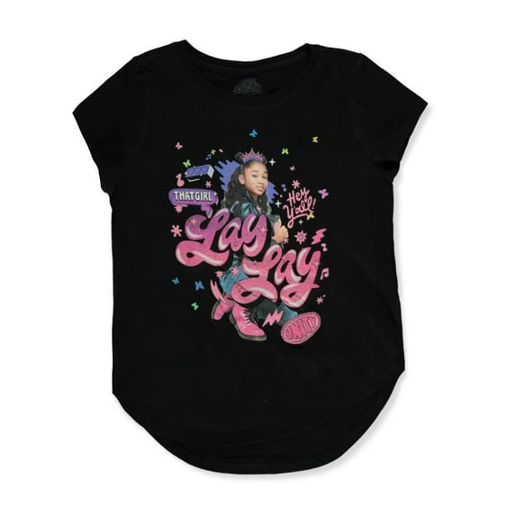 Nickelodeon Girl Lay Short Sleeve Hi-lo T-Shirt