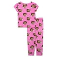 thumbnail image 1 of Nickelodeon Girls' 2-Piece Loose-fit Pajama Set, Soft & Cute for Kids, Lovely Dora, 1 of 2
