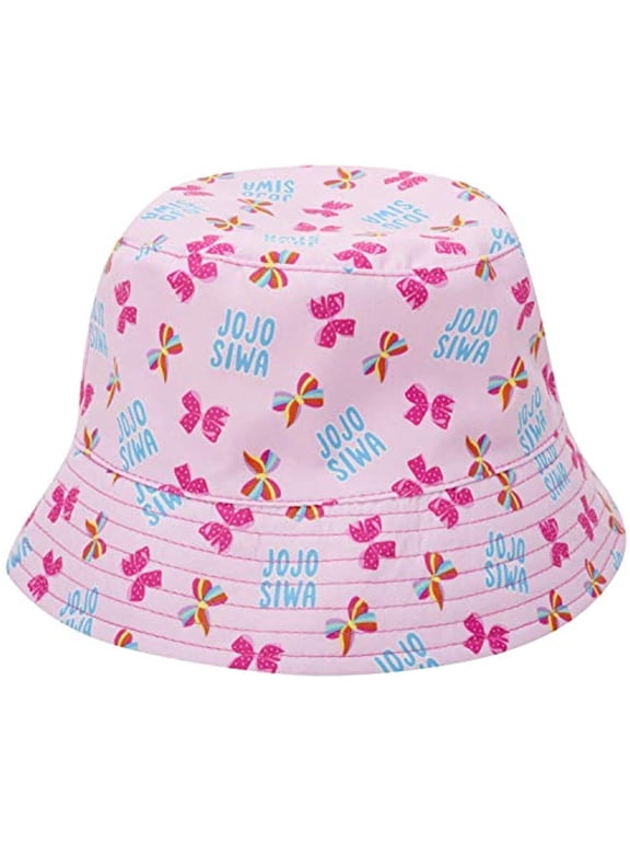 Nickelodeon Girls JoJo Siwa Bucket Hat Reversible Sun Hat (Ages: 3-6)