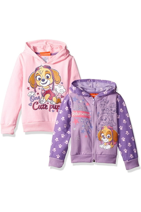 Girls' Paw Patrol 2 Pack Hoodies