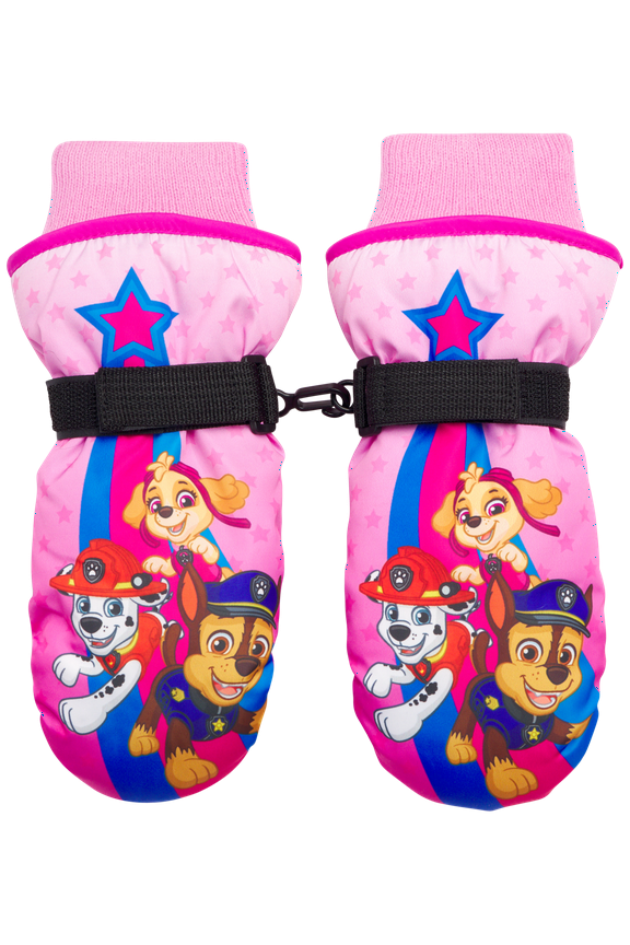 Girls' Paw Patrol Ski Gloves - Marshall, Chase, Rubble Ski Gloves or Mittens (2-7)