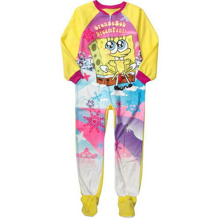 Spongebob pajamas for girls sale