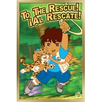 Nickelodeon Go Diego Go - To The Rescue Wall Poster, 14.725" x 22.375", Framed
