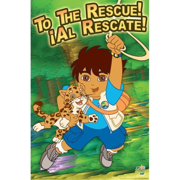 Nickelodeon Go Diego Go - To The Rescue Wall Poster, 22.375" x 34"