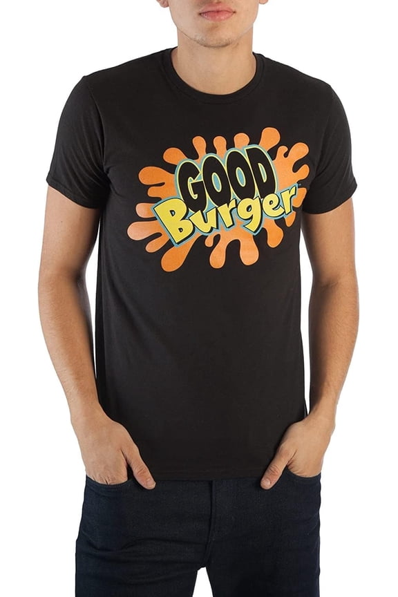 Nickelodeon Good Burger T-Shirt Men's Black Logo Tee New Viacom Size XLarge