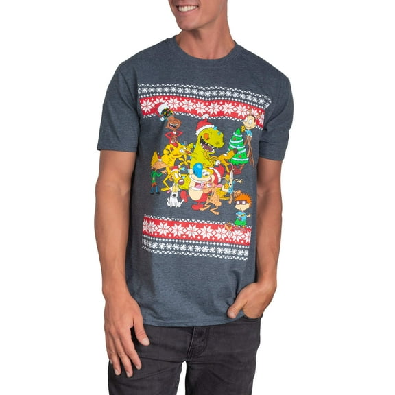 Nickelodeon Group Men's Short Sleeve Graphic Tee, Up to size 2XL