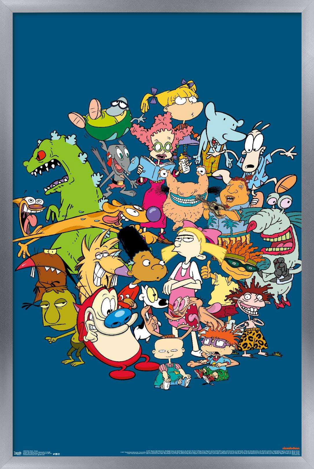 Nickelodeon Group Wall Poster, 14.725" x 22.375", Framed