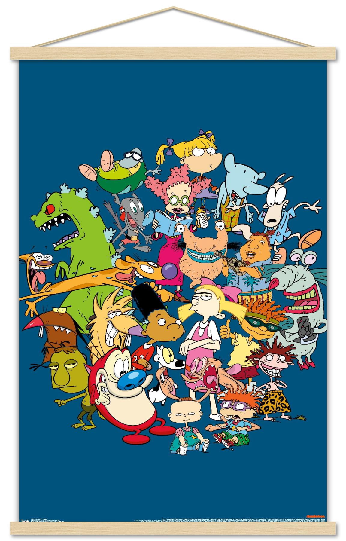 Nickelodeon Group Wall Poster with Magnetic Frame, 22.375" x 34"