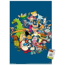 Nickelodeon Group Wall Poster with Push Pins, 22.375" x 34"