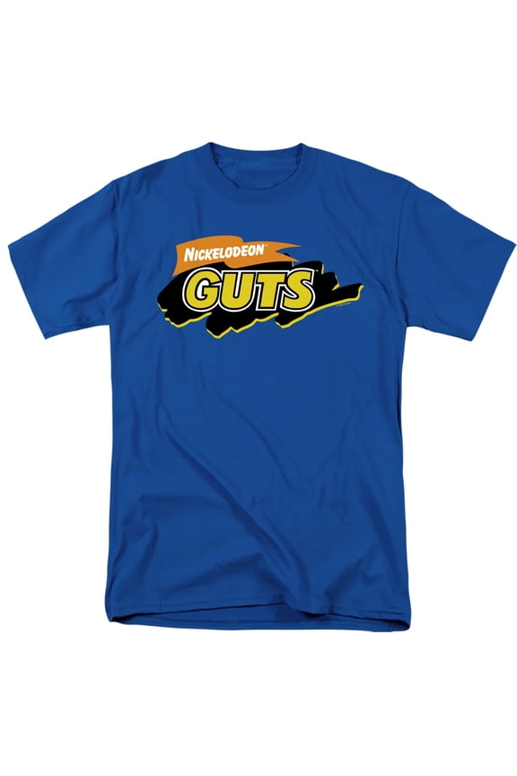 Nickelodeon - Guts Logo - Adult Unisex Short Sleeve T-Shirt - Blue