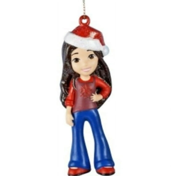 Nickelodeon ICarly Sparkly Santa Hat I Carly Christmas Ornament