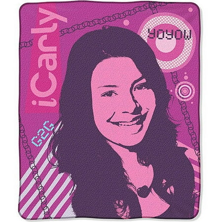 Nickelodeon Icarly Plush Throw Blanket, 50''x60''