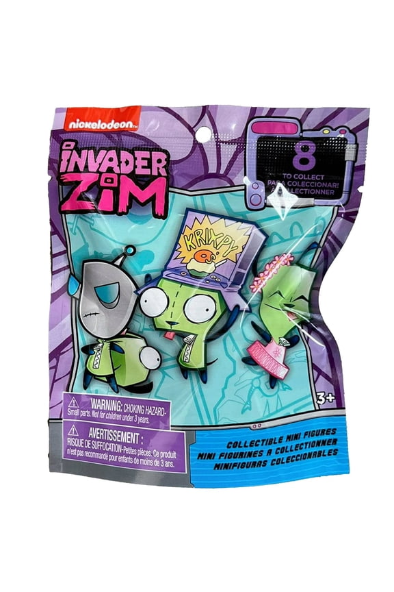 Nickelodeon Invader Zim Collectible Mini Figure Mystery Pack (1 RANDOM Figure)