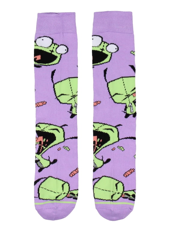 Gir Grr Space Athletic Mid-Calf Crew Socks For Men Women 1 Pair