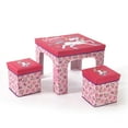 thumbnail image 1 of Nickelodeon JOJO Siwa Collapsible Storage Ottoman Table and Chair Play Set, 1 of 6