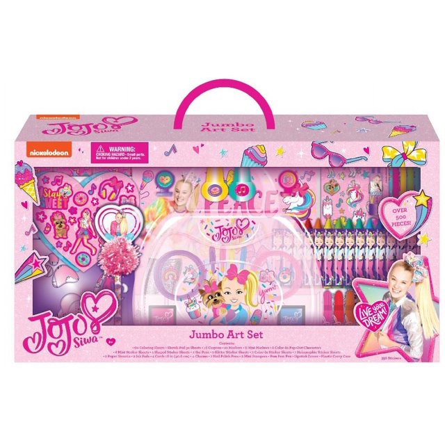Nickelodeon JoJo Siwa Jumbo Art Kit, 530 Pieces