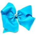 thumbnail image 1 of Nickelodeon JoJo Siwa Large Blue Bow with Rhinestone Center, 1 of 1