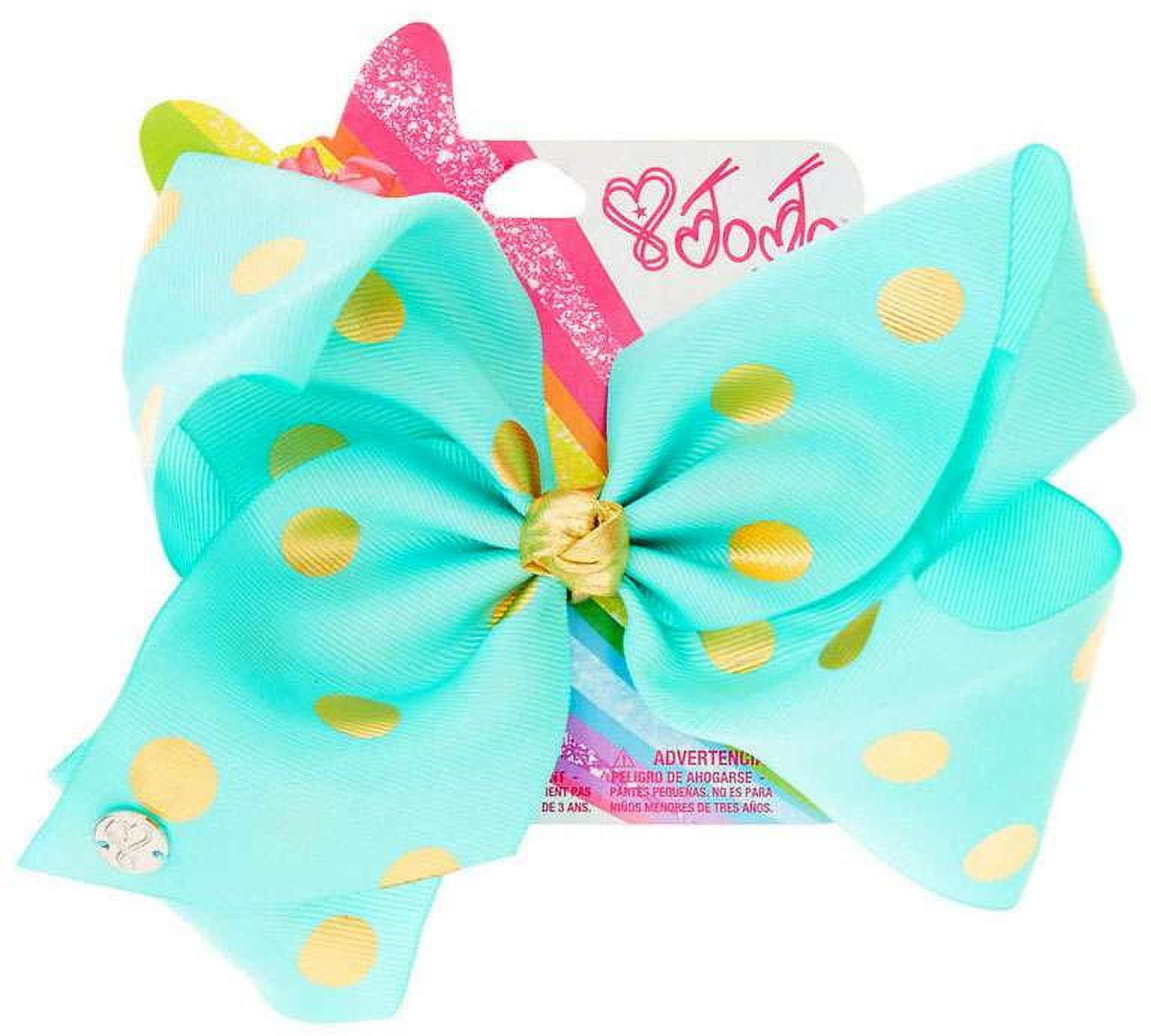 H.E.R. ACCESSORIES Nickelodeon JoJo Siwa Large Mint Bow with Polka Dots