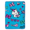 thumbnail image 1 of Nickelodeon JoJo Siwa Plush Kid's Bedding Blanket, 1 Each, 1 of 7