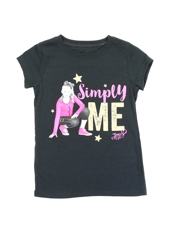 JoJo Siwa Short Sleeve Girls' T-Shirt, Assorted Colors and Sizes