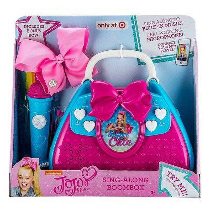 Nickelodeon JoJo Siwa Sing Along Boombox with Bonus Bow - Walmart.com