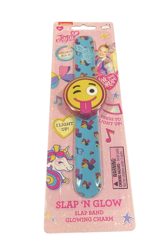 Nickelodeon JoJo Siwa Slap Band Glowing Charm Bracelet