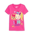 Nickelodeon JoJo Siwa and Bow Bow Gold Glitter Graphic T-Shirt (Little