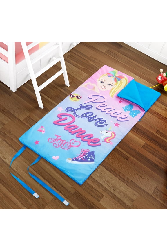 Jojo Siwa Kids Slumber Bag with Side Zipper, 26" x 46", Polyester