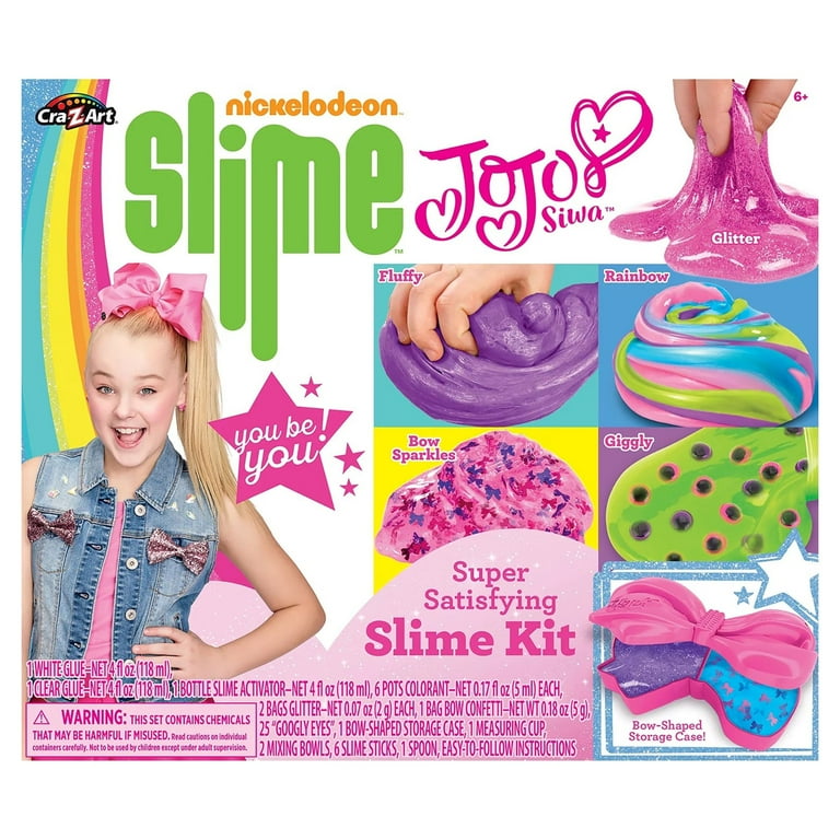 Nickelodeon Jojo Siwa Super Satisfying Slime Kit with Glue