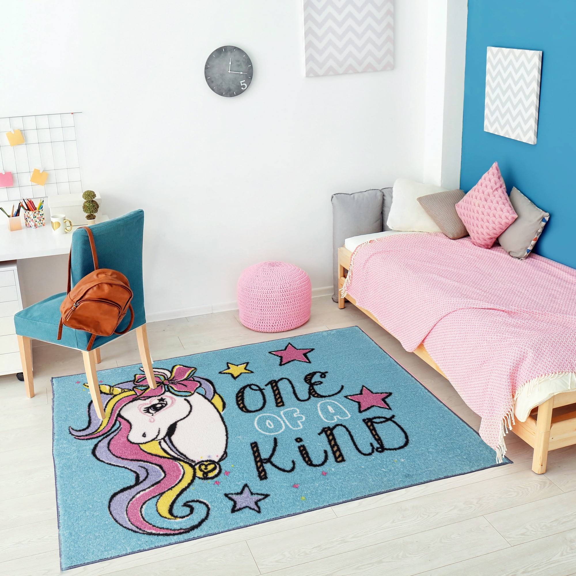 Nickelodeon Jojo Swia One of a Kind Kids Plush Youth Indoor Area Rug, 3'x5'