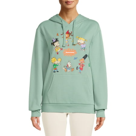 Nickelodeon Junior's Cartoon Graphic Print Hoodie