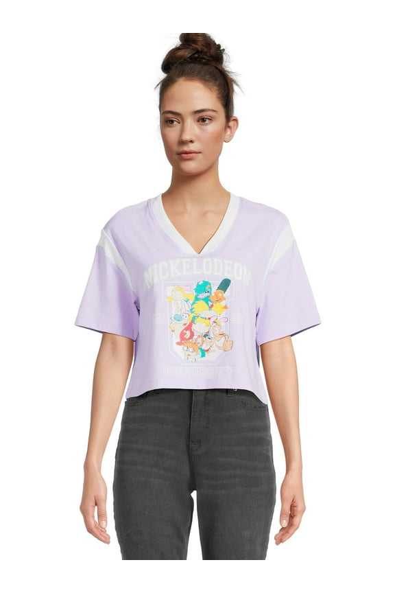 Nickelodeon Juniors' Skimmer Graphic Tee with Short Sleeves, Sizes XS-XXXL