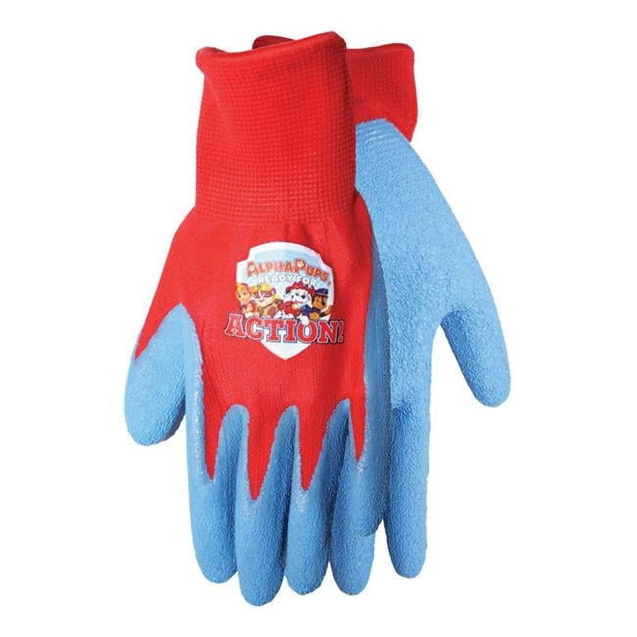 Nickelodeon Kids Polyester Gardening Gloves - Red- pack of 6