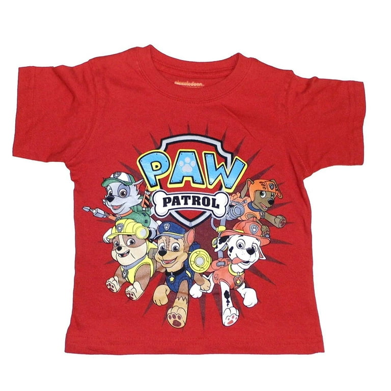 Paw patrol 4t shirt hotsell