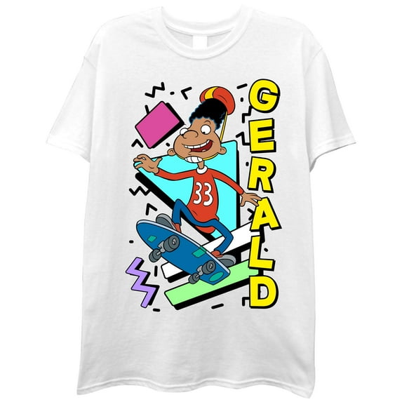 Nickelodeon Men's 90's Classic T-Shirt - Rugrats, Hey Arnold, & All That - Vintage Throwback Tee Small, Long Sleeve/Hey Arnold