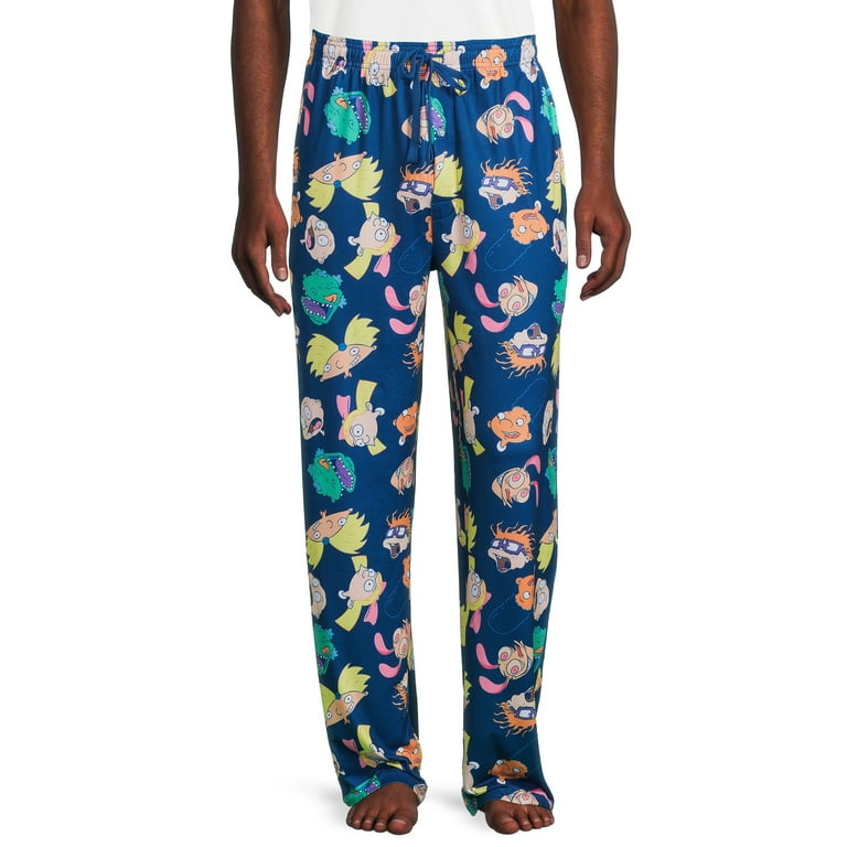 Nickelodeon Men s 90s Cartoon Character Sleep Pants Size S 2XL Walmart
