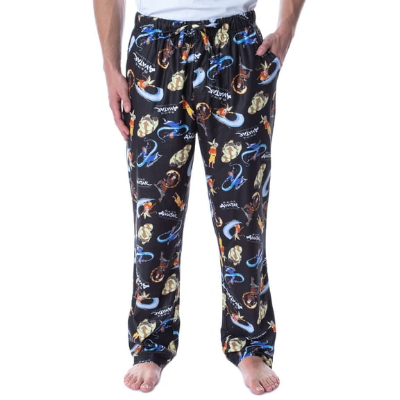 Nickelodeon Men's Avatar The Last Airbender Cartoon Character Pajama Pants