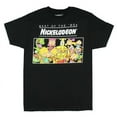 thumbnail image 1 of Nickelodeon Men's Best Of The 90s Rugrats Hey Arnold Ren and Stimpy Tee T-Shirt (Small, Black), 1 of 1