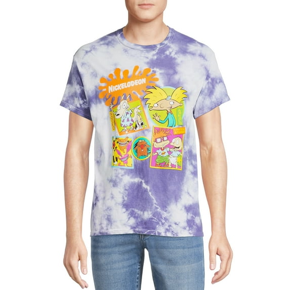 Nickelodeon Men's & Big Men's Nick Toons Tie Dye Graphic Print T-Shirt