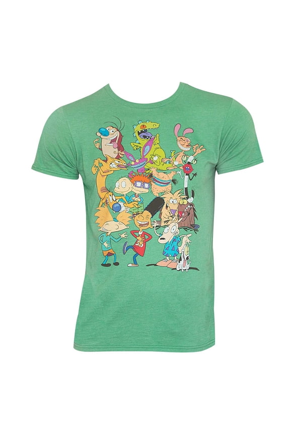 Men's Green 90's Rewind T-Shirt-Small