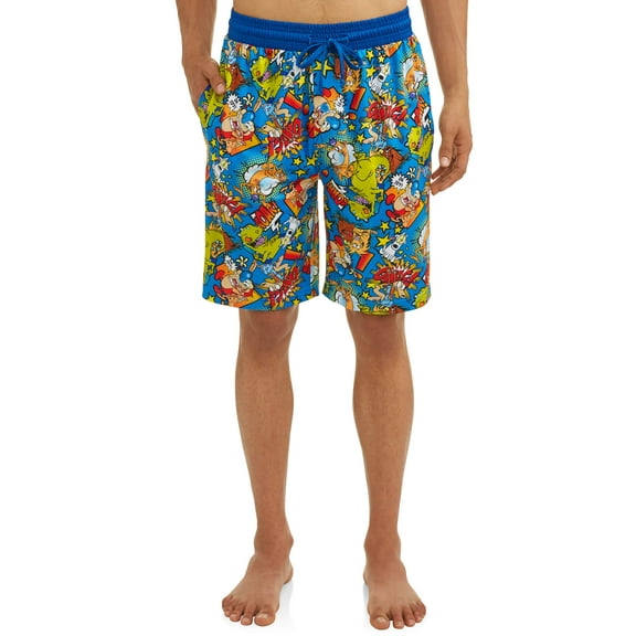 Nickelodeon Men's Retro Character Pajama Sleep Jam Short