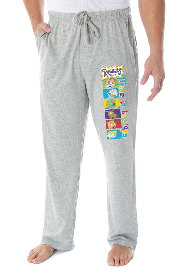 Nickelodeon Men's Rugrats Cartoon Characters Made In The '90s Pajama Pants