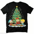 thumbnail image 1 of Nickelodeon Men's Rugrats Shirt Christmas Tree New Cotton Black Tee XS-5XL, 1 of 5