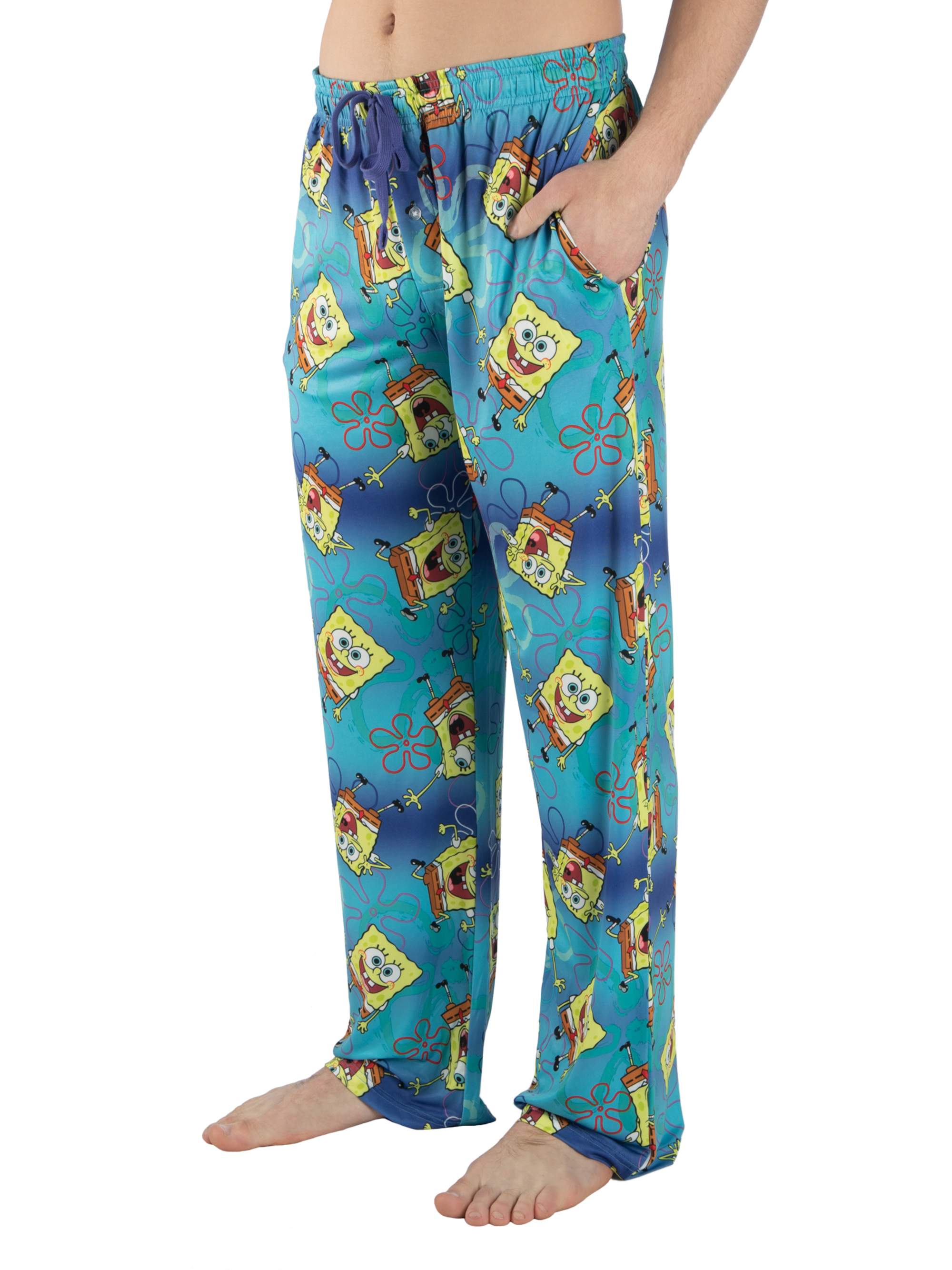 Nickelodeon Men's Spongebob Squarepants Print Pajama Pant - image 1 of 1