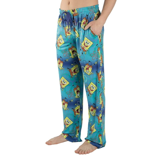 Nickelodeon Men's Spongebob Squarepants Print Pajama Pant