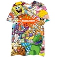 thumbnail image 1 of Nickelodeon Mens 90s Cartoon Shirt - Rugrats Hey Arnold Ren & Stimpy Rocko's Modern Life Tie Dye T-Shirt, 1 of 8