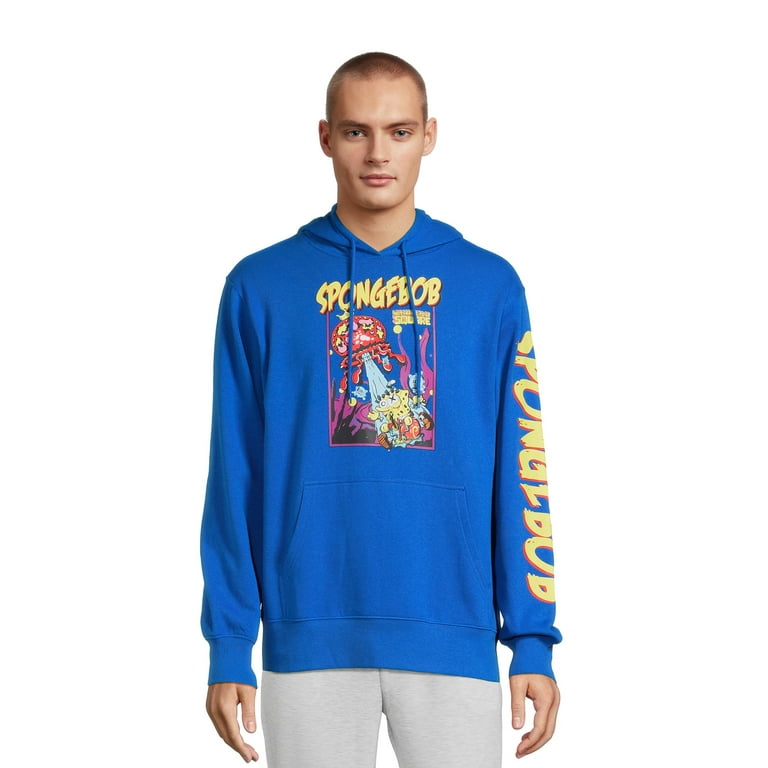 Nickelodeon Men s and Big Men s SpongeBob Hooded Sweatshirt S 3XL Walmart