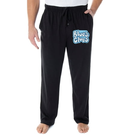 Nickelodeon Mens' Blue's Clues Logo Sleep Pajama Pants