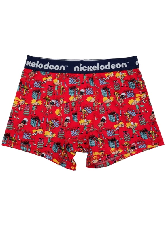 Mens Hey Arnold Nicktoon Christmas Gift Underwear Boxer Briefs L