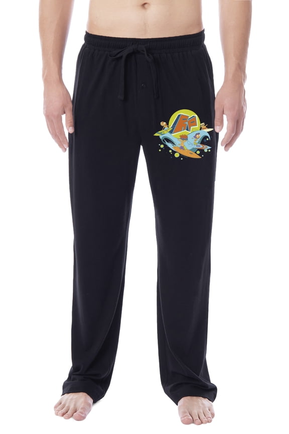 Nickelodeon Mens' Rocket Power Surfs Up Otto Regina Maurice Sam Pajama Pants